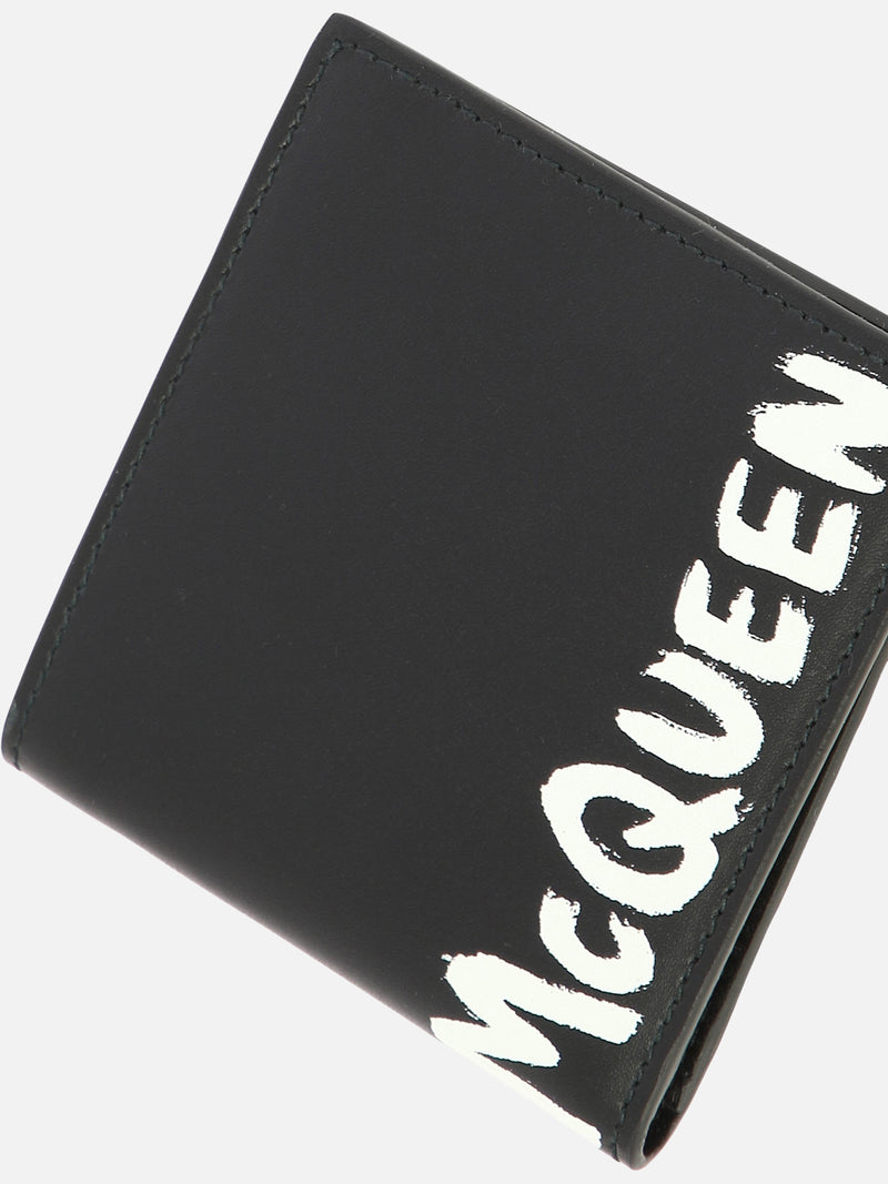 Vietti Alexander McQueen Portafoglio "McQueen Graffiti" Trasporto libero internazionale