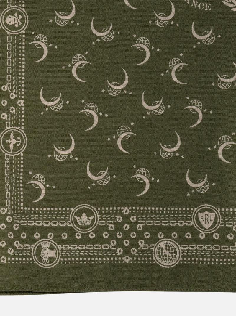 Vietti RRL by Ralph Lauren Bandana in cotone con logo alato Italia