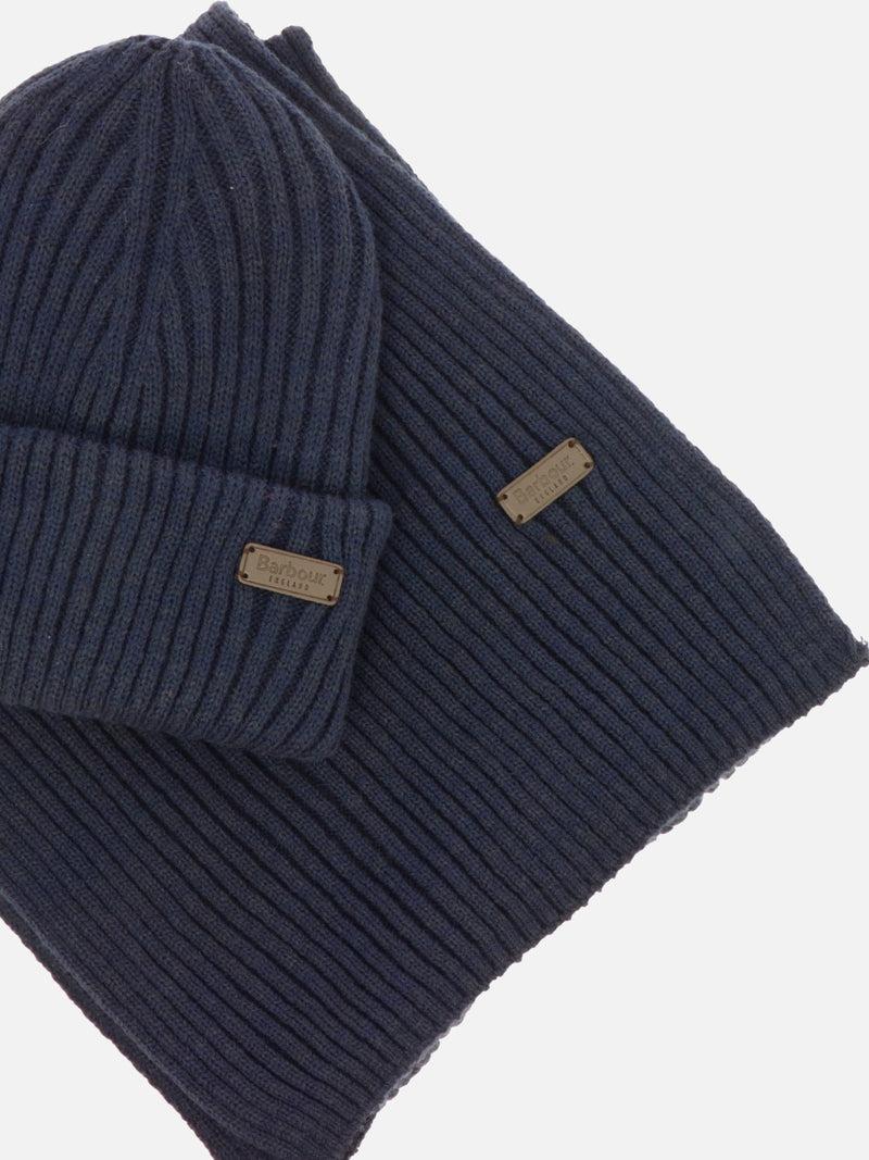 Vietti Barbour Set sciarpa e cappello a coste "Crimdon" Promozione