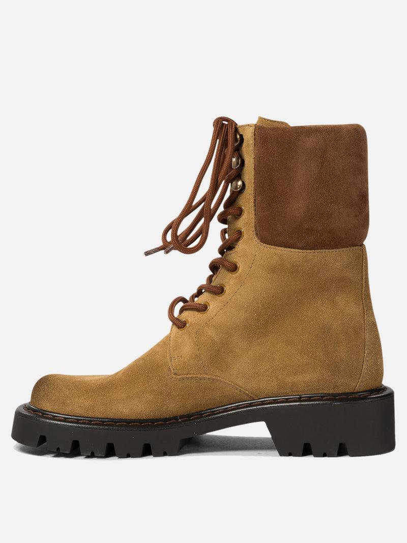 Vietti Loewe Anfibi militari "Sierra" in pelle scamosciata Vendita Economica