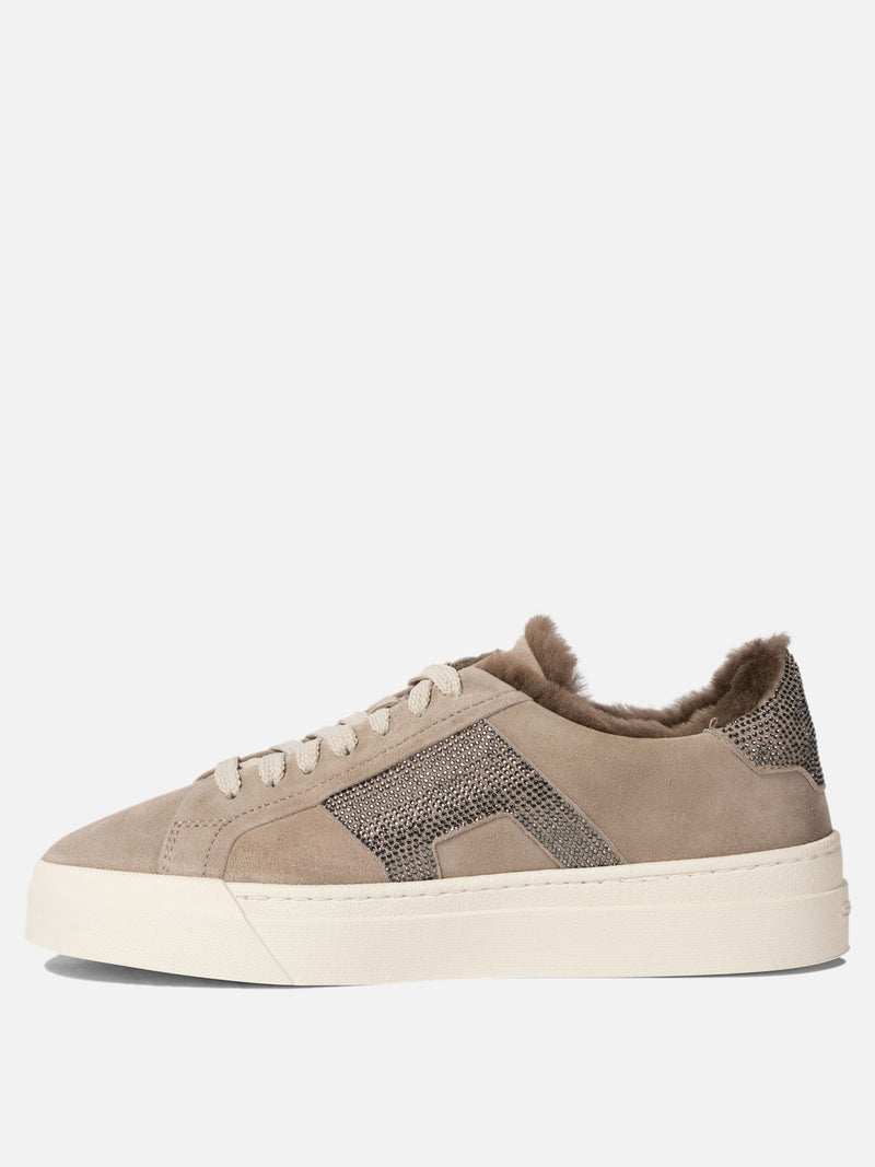Vietti Santoni Sneaker "Double Buckle" Moda