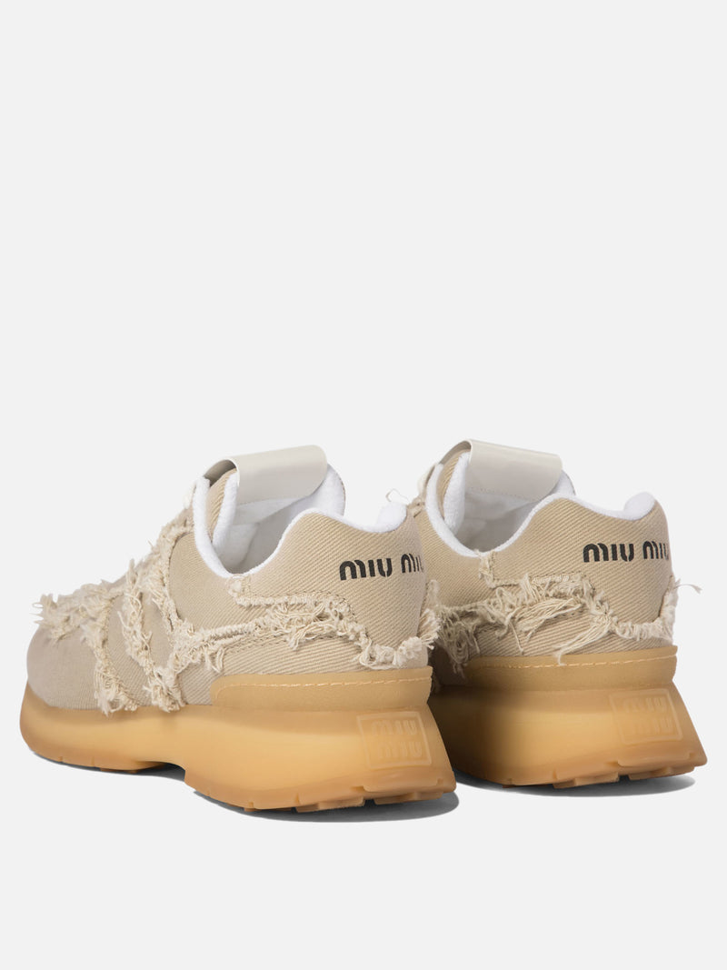 Vietti Miu Miu Sneaker in denim Sconto di tempo limitato