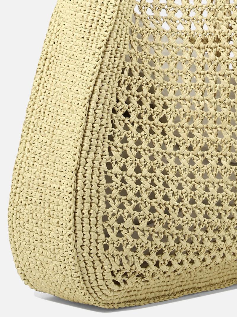 Vietti Miu Miu Borsa a spalla crochet con logo Smaltimento dello stoccaggio