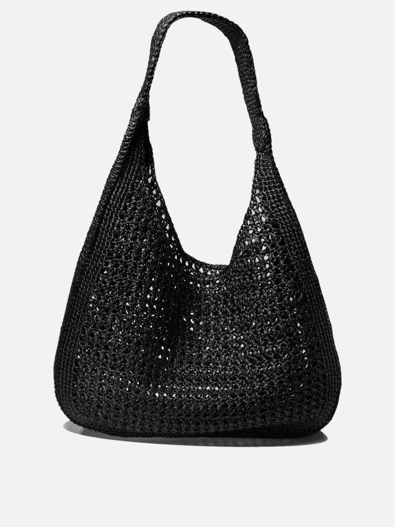Vietti Miu Miu Borsa a spalla crochet con logo Vendita calda