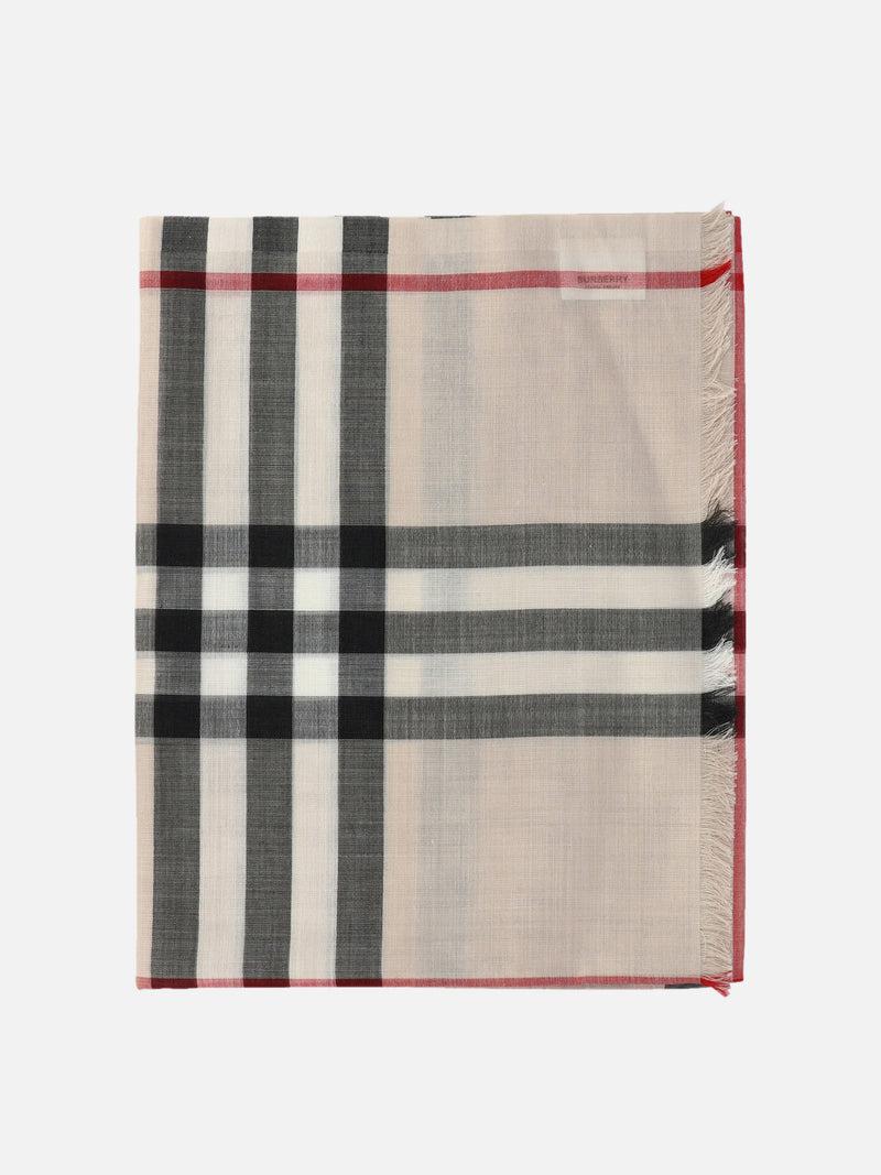 Vietti Burberry Sciarpa in lana e seta Check 50% di sconto con spedizione gratuita