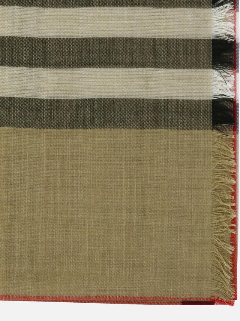 Vietti Burberry Sciarpa in lana e seta Check Trasporto libero internazionale