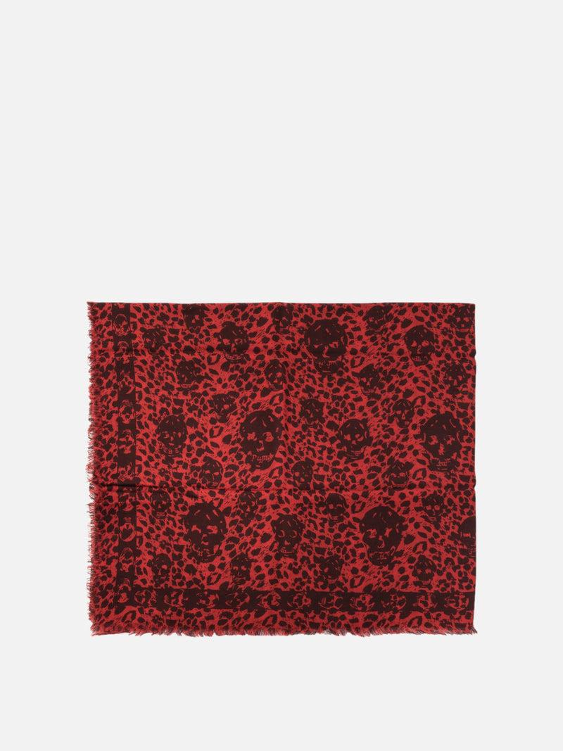 Vietti Alexander McQueen Foulard "Leopard Skull"