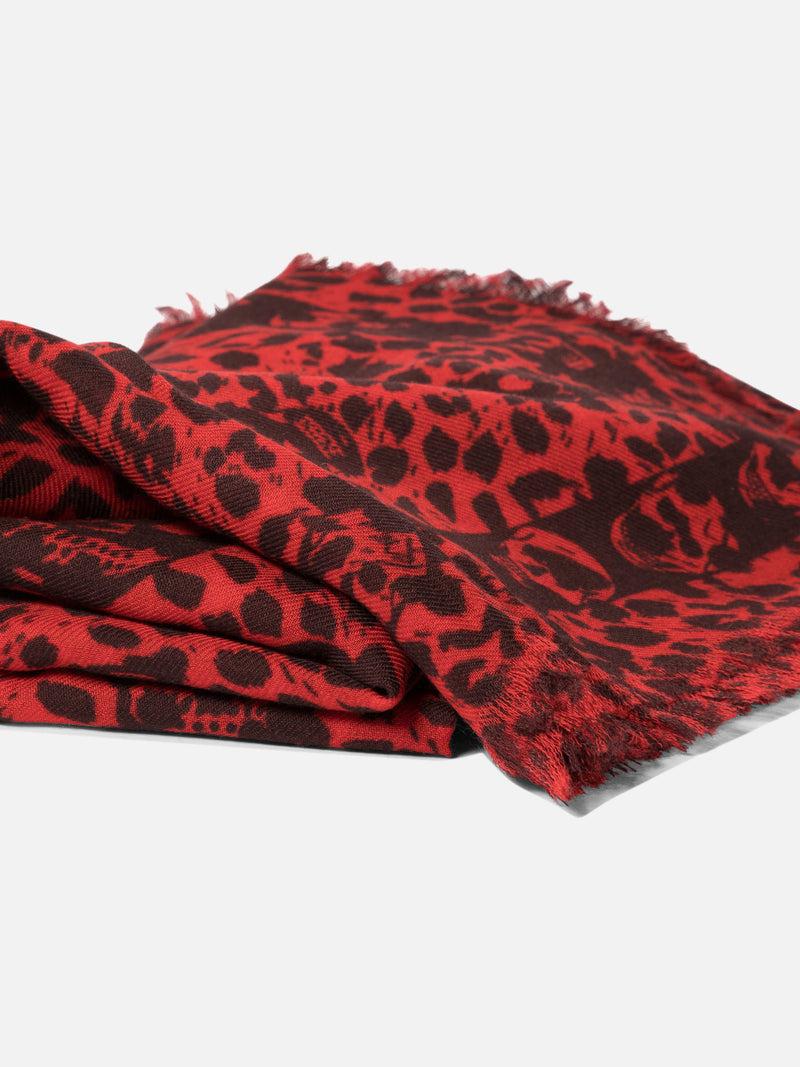 Vietti Alexander McQueen Foulard "Leopard Skull" In vendita
