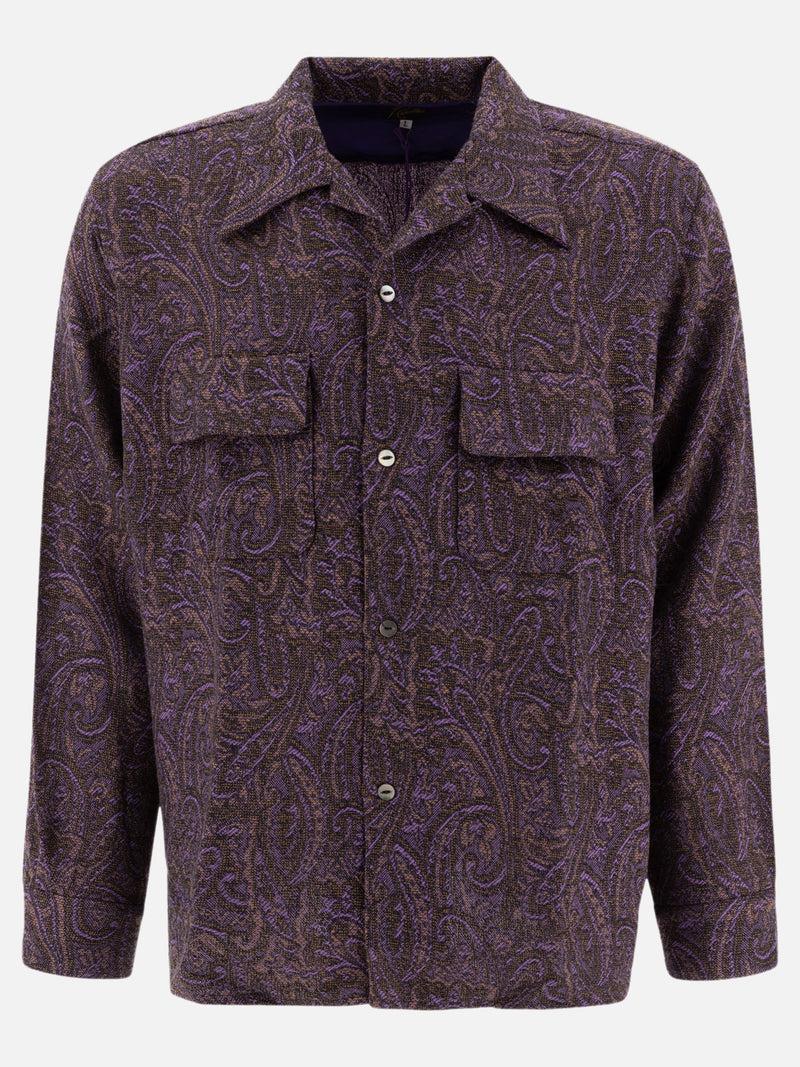 Vietti Needles Camicia in lana Paisley Flash Sale