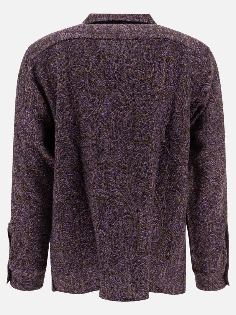 Vietti Needles Camicia in lana Paisley Flash Sale