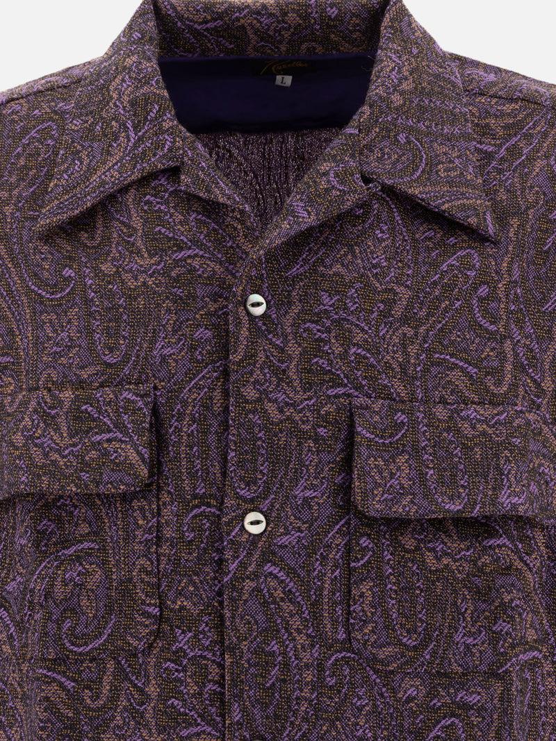 Vietti Needles Camicia in lana Paisley Flash Sale