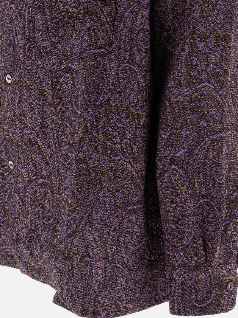Vietti Needles Camicia in lana Paisley Flash Sale