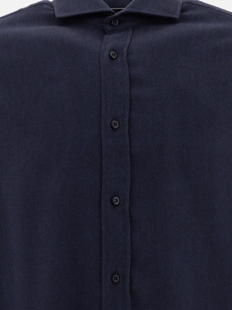 Vietti Brunello Cucinelli Camicia in flanella di cotone Black Friday