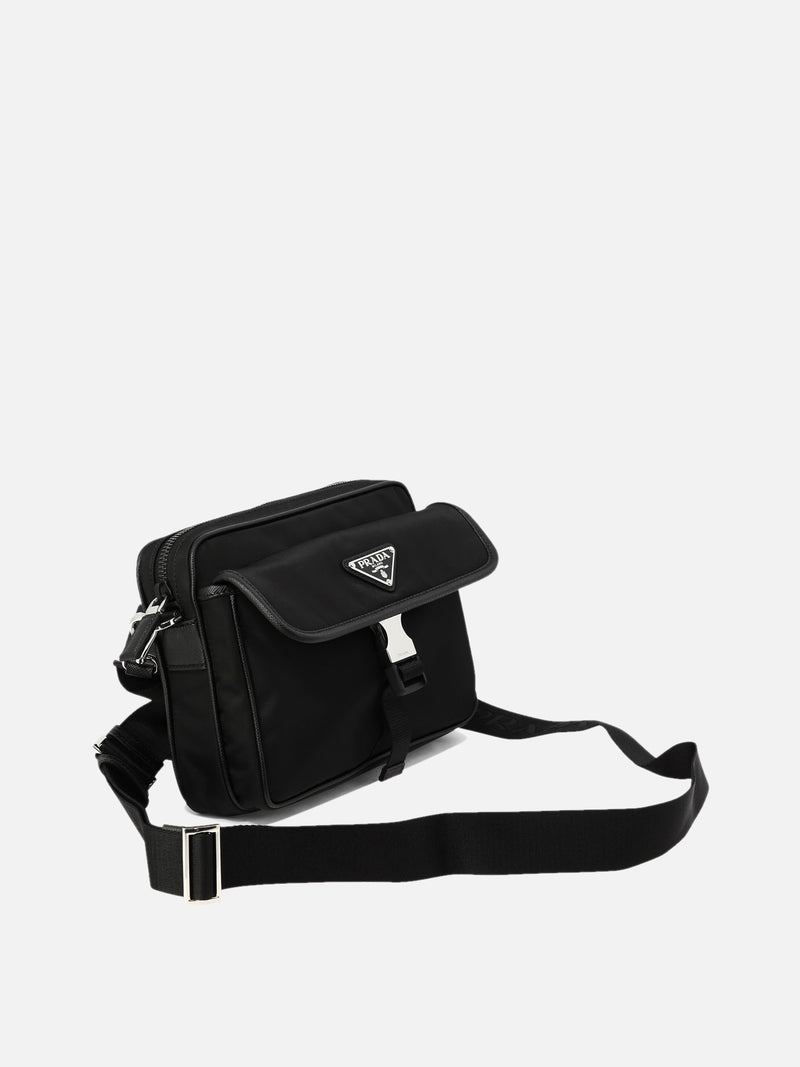 Vietti Prada Borsa a tracolla in Re-Nylon e Saffiano Fino al 65% di sconto