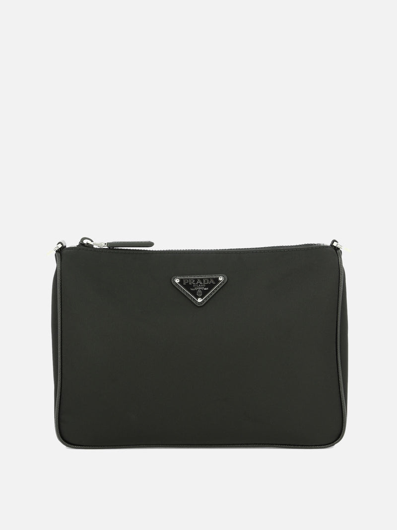 Vietti Prada Borsa a tracolla in Re-Nylon e Saffiano Offerta speciale della fabbrica