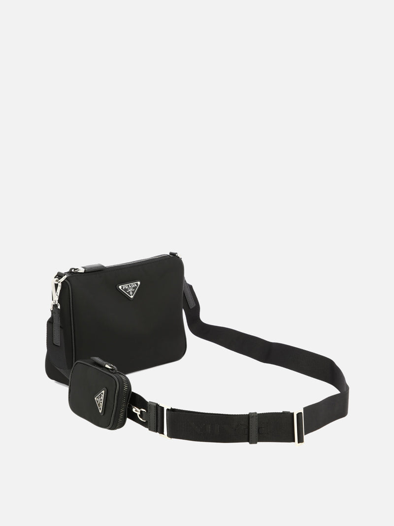 Vietti Prada Borsa a tracolla in Re-Nylon e Saffiano Offerta speciale della fabbrica