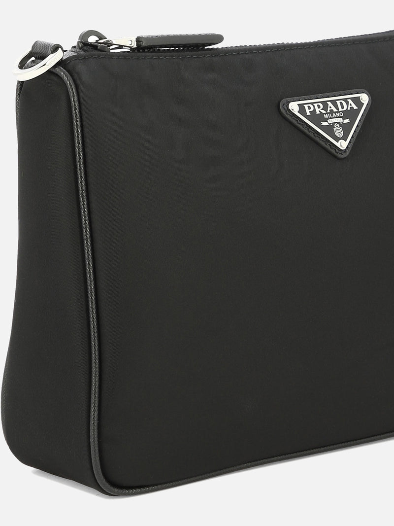 Vietti Prada Borsa a tracolla in Re-Nylon e Saffiano Offerta speciale della fabbrica