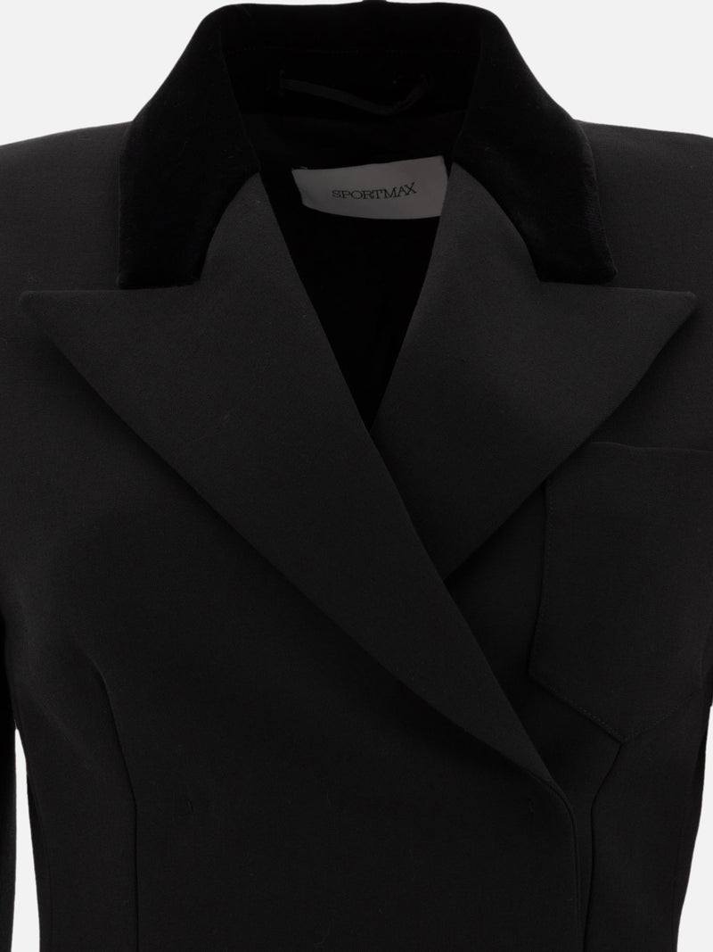 Vietti Max Mara Sportmax Blazer sartoriale in lana tecnica Esporta salva