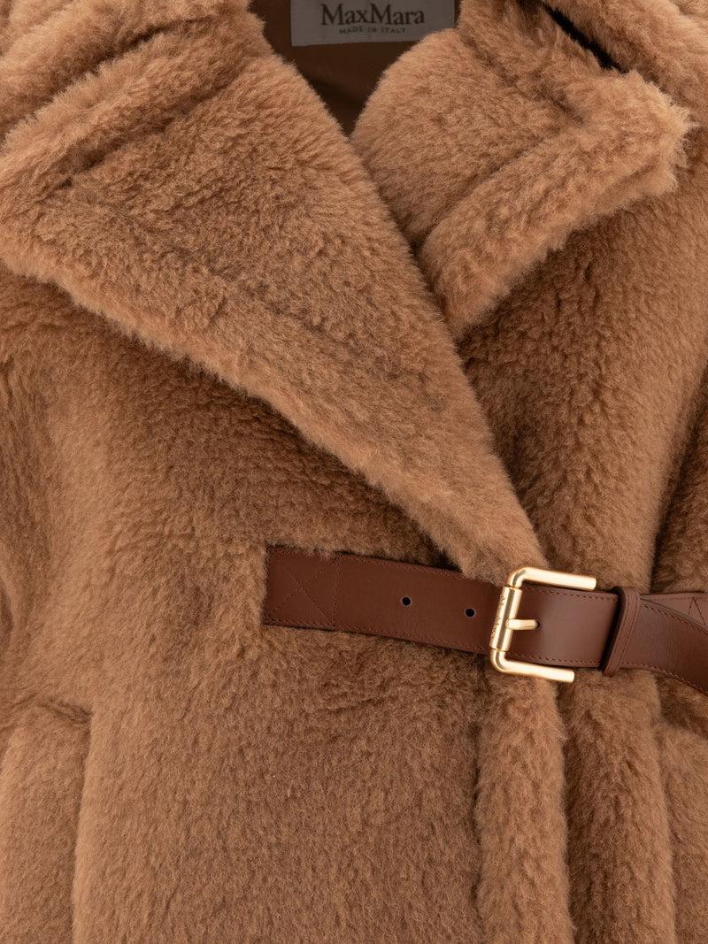 Vietti Max Mara Cappa corta in tessuto Teddy Italy