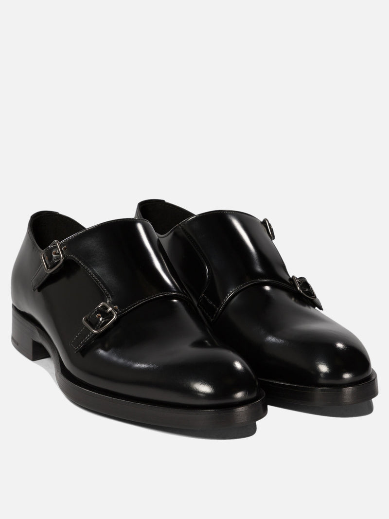 Vietti Prada Monk in pelle spazzolata Sconto