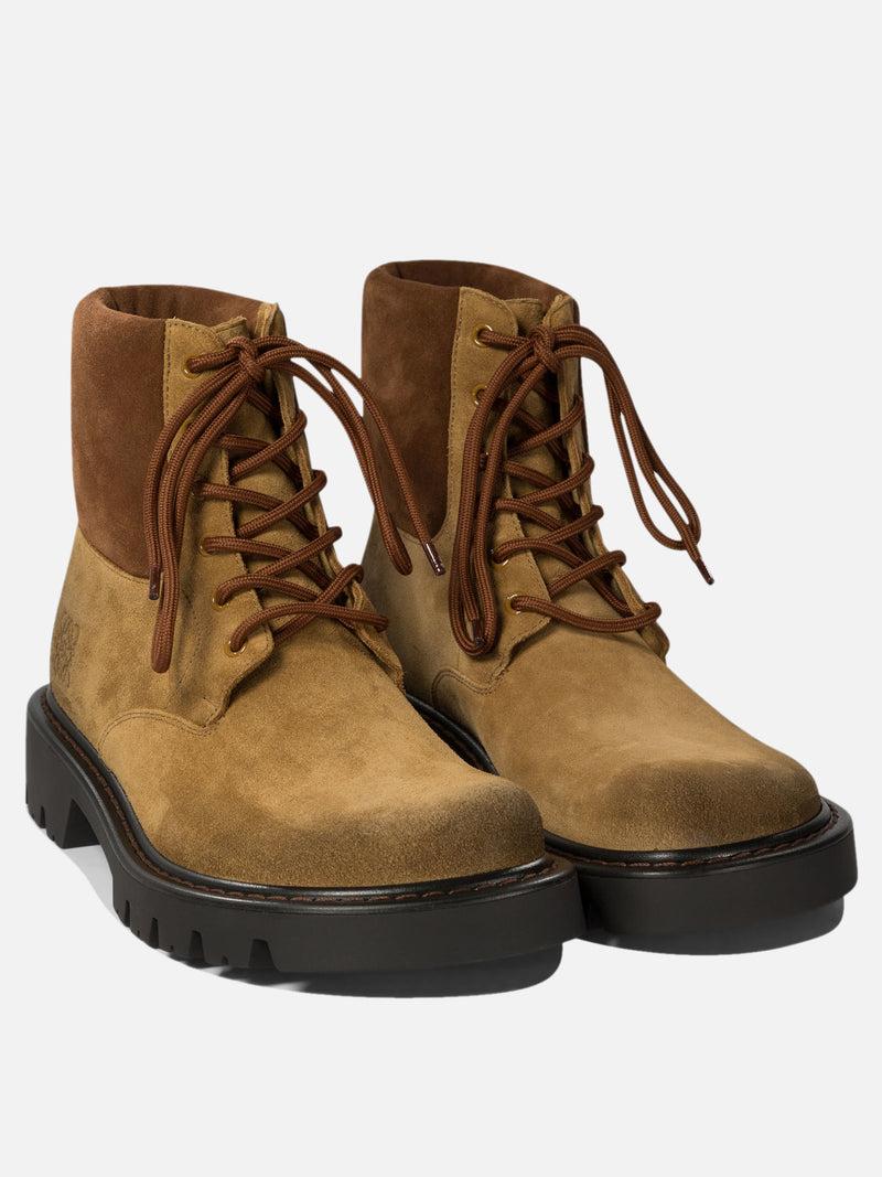Vietti Loewe Anfibi militari "Sierra" in pelle scamosciata In Vendita